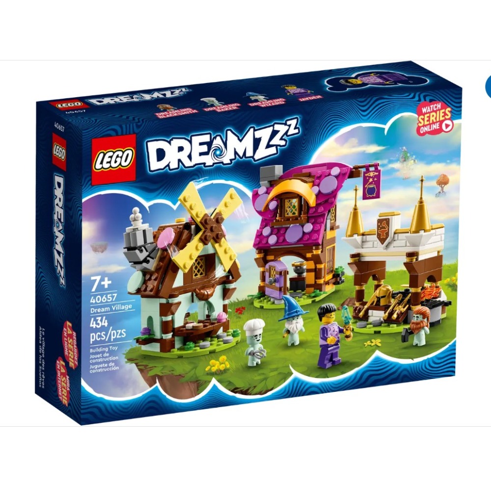 台灣獨家LEGO 40657 夢境村落Dream Village-細節圖2