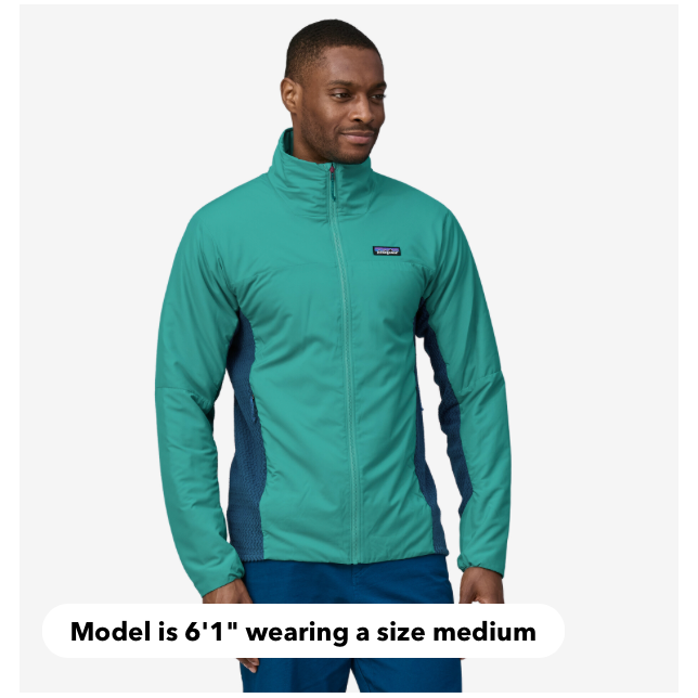 6H出貨!Patagonia  Nano-Air Light Hybrid Jacket(潮水藍)-細節圖2