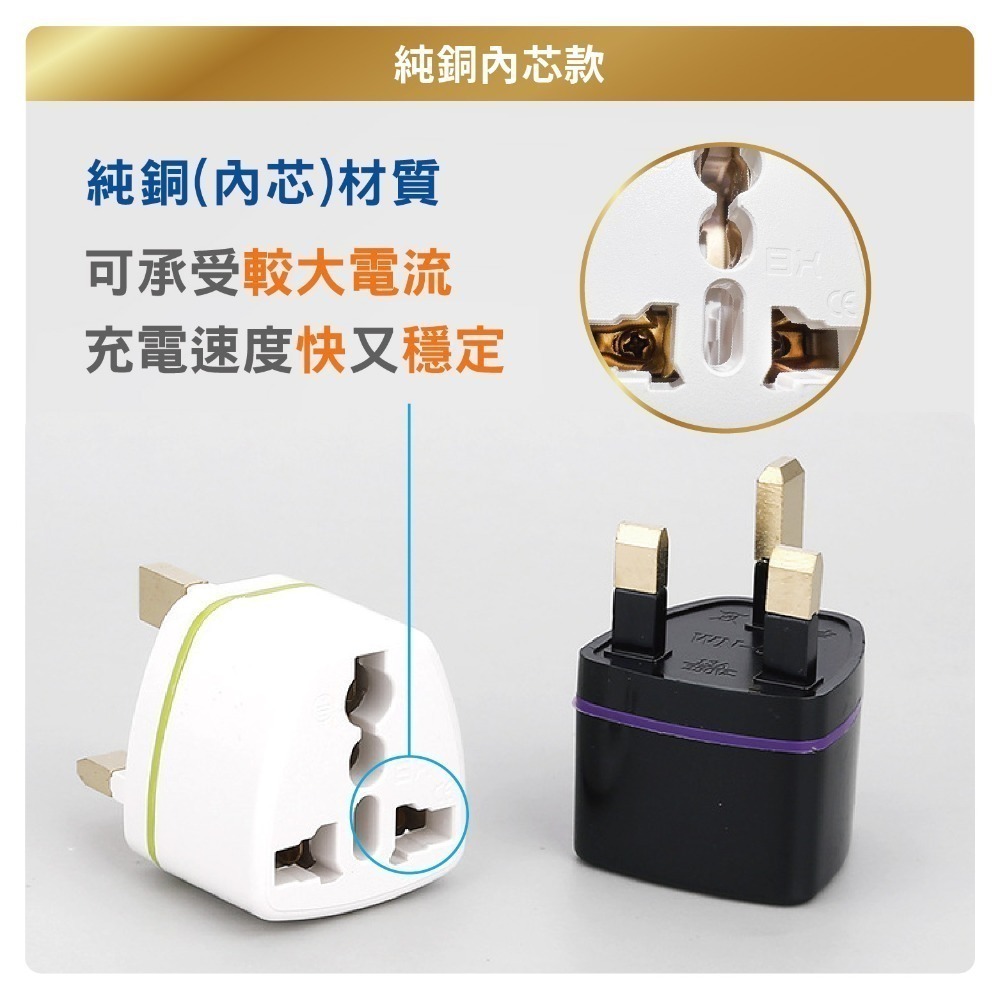 英國、港澳、馬來西亞、新加坡 英規轉接頭 509-細節圖5