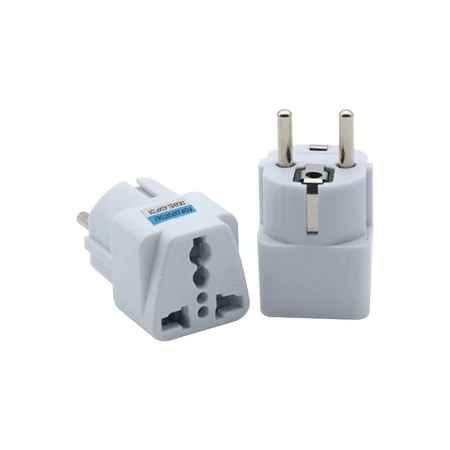 韓國歐洲轉換插頭 三角4.8mm 台灣轉歐洲 502-規格圖9