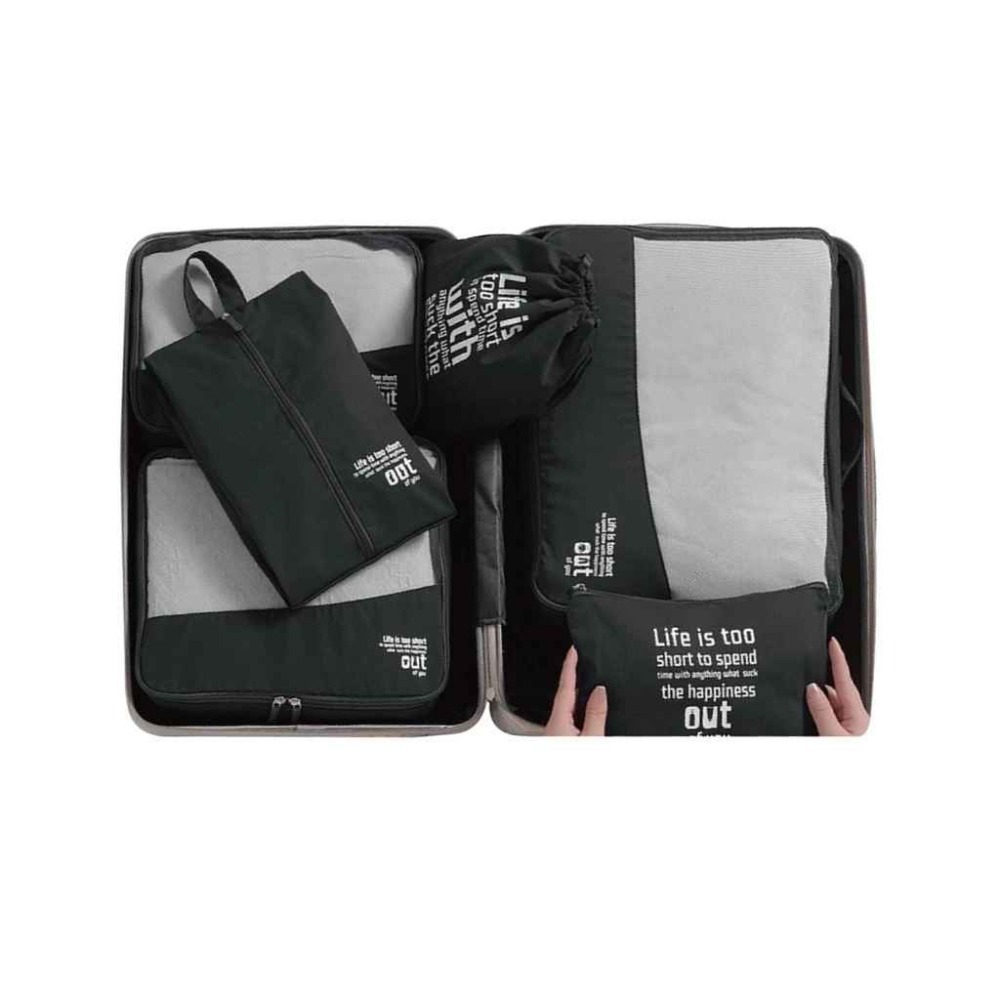 【精選絲滑斜紋布】衣物收納袋 旅行收納袋7件組 618-規格圖10