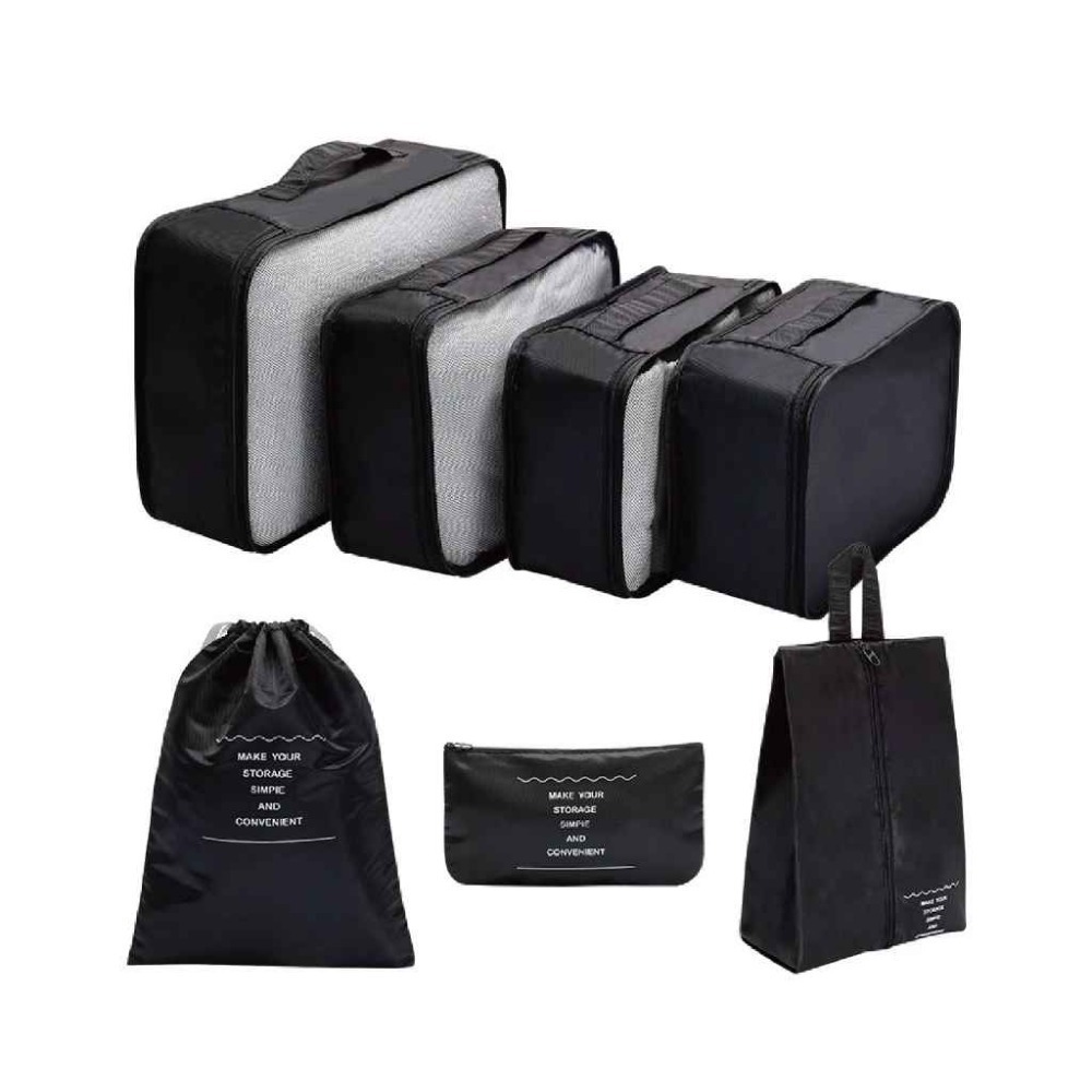 【精選絲滑斜紋布】衣物收納袋 旅行收納袋7件組 618-規格圖10