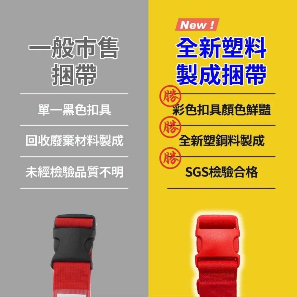 插扣行李箱捆帶 加長200cm【100%無毒新料製】625-細節圖4