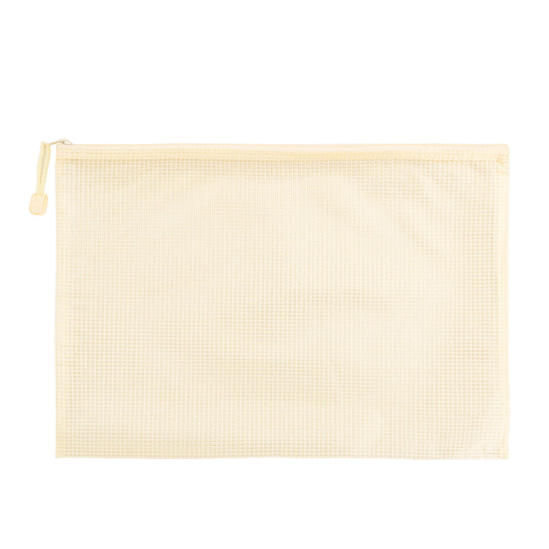 拉鍊文件袋 網格亮面 資料收納筆袋 護照袋 馬卡龍色系 700-規格圖8