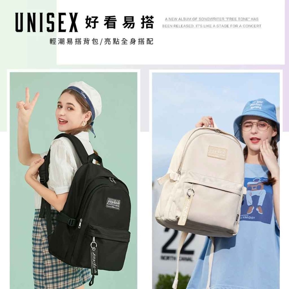 JIAYBL 後背包 素色15.6吋筆電包 三色可選 JIA-5625 彩色世界-細節圖3