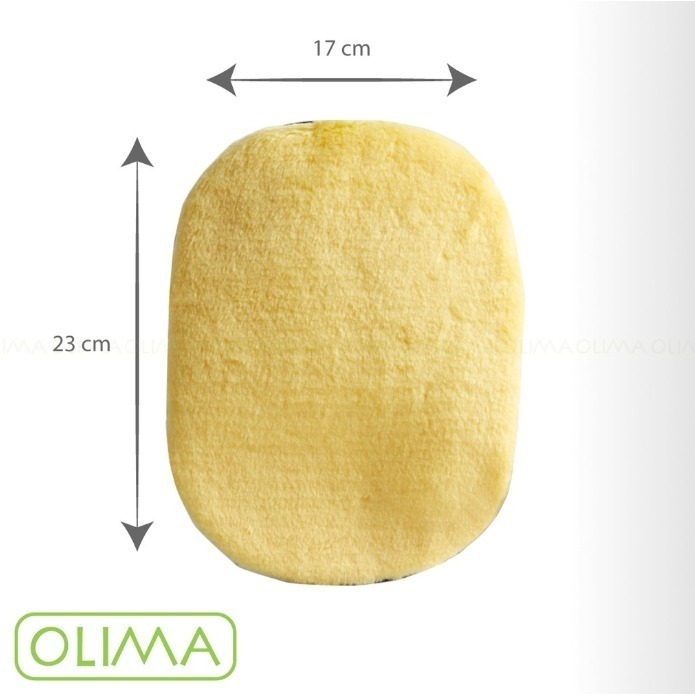 【亮駒汽美用品】OLIMA 仿羊毛洗車手套(不挑色)-細節圖2