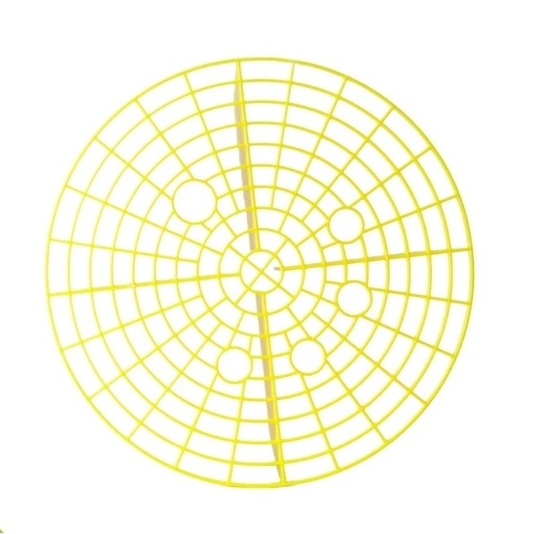 【亮駒汽美用品】隔沙網黃色 26cm (大)-細節圖3