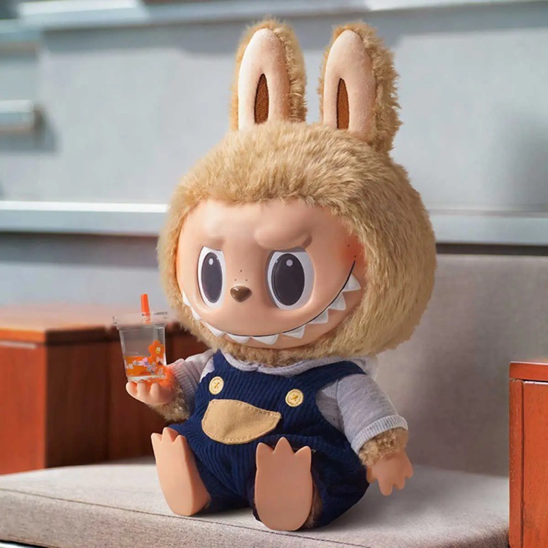 現貨POP MART 泡泡瑪特 THE MONSTERS LABUBU Time to chill-搪膠毛絨公仔 現貨-細節圖6