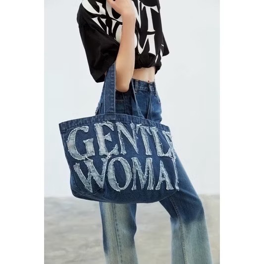 ✨泰國空運🛩️ 現貨 🔥GW超人氣Gentlewoman 帆布包托特包 白/黑 🇹🇭 帆布袋GW泰國代購-細節圖6