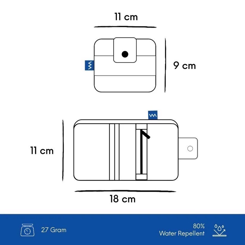 【HUKMUM ×泰搶手】泰國 BUBBLE WALLET  輕巧迷你皮夾 防潑水 短夾 長夾 錢包 零錢包芙空氣小夾-細節圖11