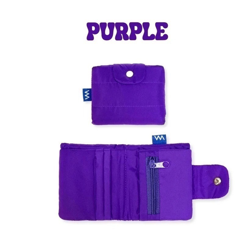 【HUKMUM ×泰搶手】泰國 BUBBLE WALLET  輕巧迷你皮夾 防潑水 短夾 長夾 錢包 零錢包芙空氣小夾-規格圖11