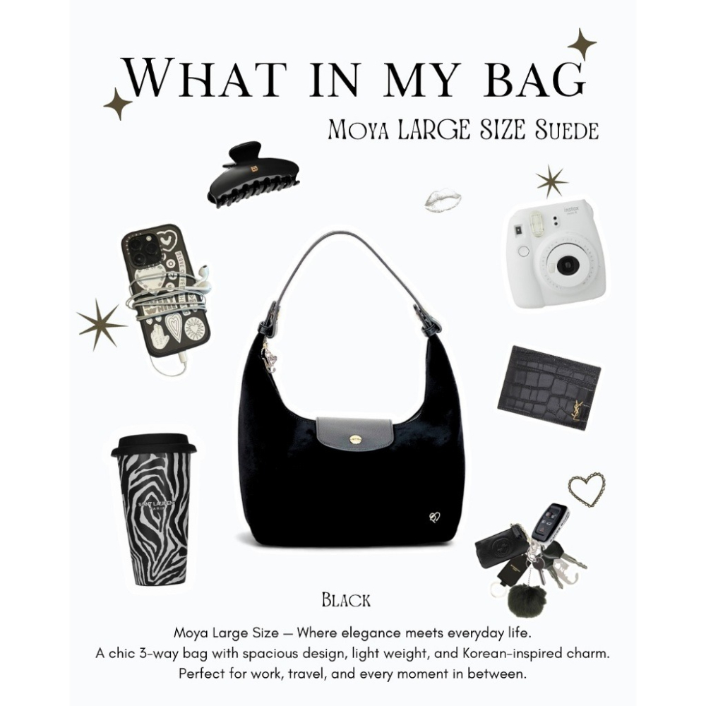 ﹝PONYPONY包×泰搶手﹞現貨 泰國PONYPONY MoYa掀蓋腋下包 大尼龍包 三用包 可手提可側背 可拆背帶-細節圖9