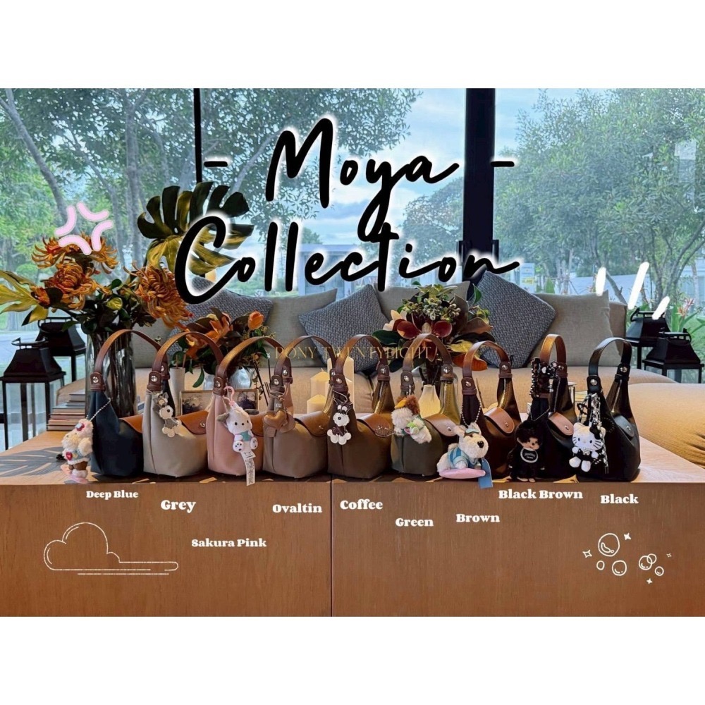 ﹝PONYPONY包×泰搶手﹞現貨 泰國PONYPONY MoYa掀蓋腋下包 大尼龍包 三用包 可手提可側背 可拆背帶-細節圖4