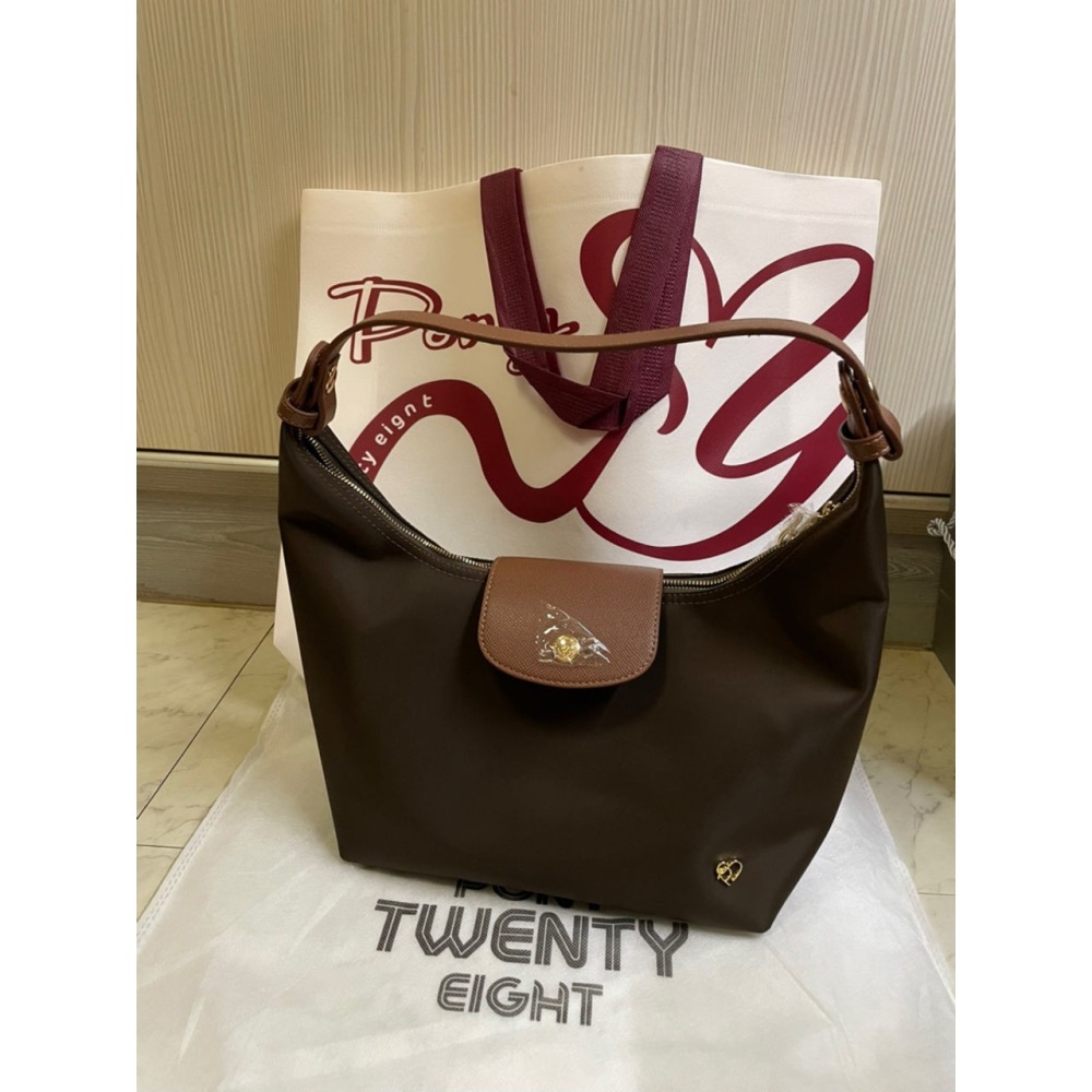 ﹝PONYPONY包×泰搶手﹞現貨 泰國PONYPONY MoYa掀蓋腋下包 大尼龍包 三用包 可手提可側背 可拆背帶-細節圖5