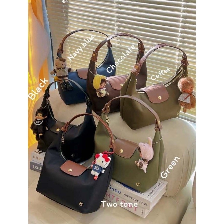 ﹝PONYPONY包×泰搶手﹞現貨 泰國PONYPONY MoYa掀蓋腋下包 大尼龍包 三用包 可手提可側背 可拆背帶-細節圖8