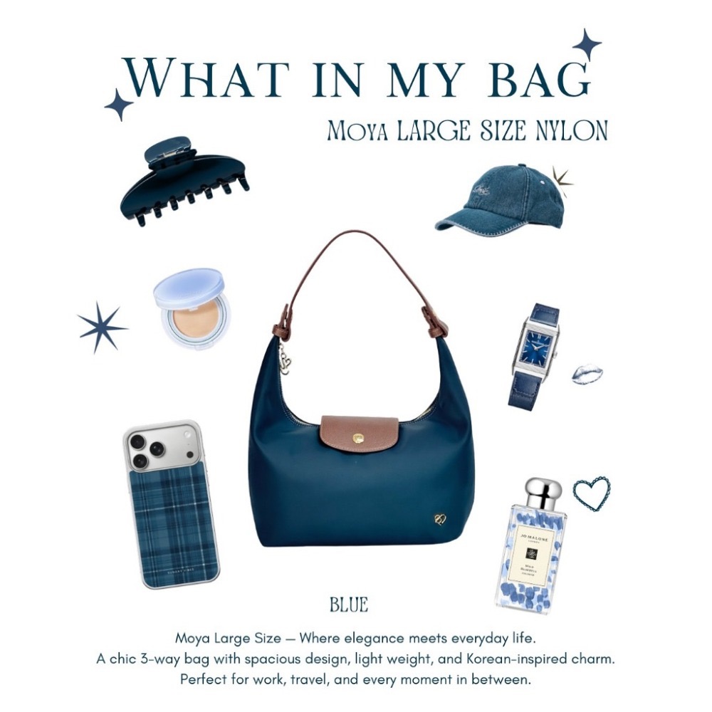 ﹝PONYPONY包×泰搶手﹞現貨 泰國PONYPONY MoYa掀蓋腋下包 大尼龍包 三用包 可手提可側背 可拆背帶-規格圖9