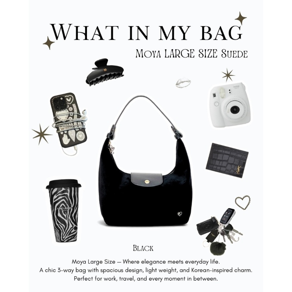 ﹝PONYPONY包×泰搶手﹞現貨 泰國PONYPONY MoYa掀蓋腋下包 大尼龍包 三用包 可手提可側背 可拆背帶-規格圖9