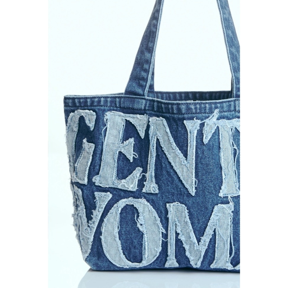 《GentlewomanX泰搶手✈️》 經典帆布包 (M)/丹寧牛仔/帆布黑 帆布米白 中號 托特包 媽媽包-細節圖7