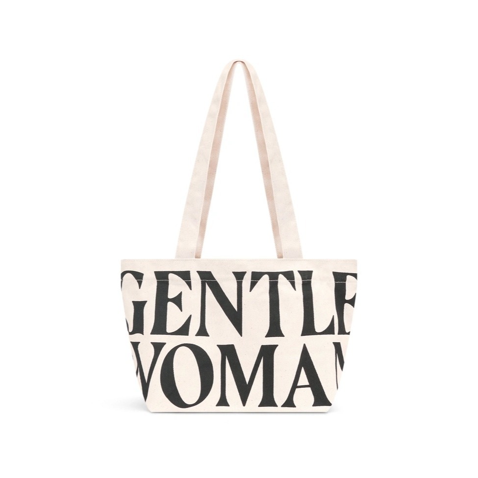 《GentlewomanX泰搶手✈️》 經典帆布包 (M)/丹寧牛仔/帆布黑 帆布米白 中號 托特包 媽媽包-細節圖9