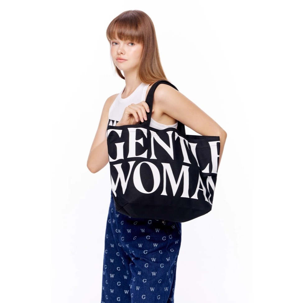 全系列 GW代購 Gentlewoman帆布包 泡芙包 水餃包 生日禮物 經典黑色 經典白色 媽媽包-細節圖3