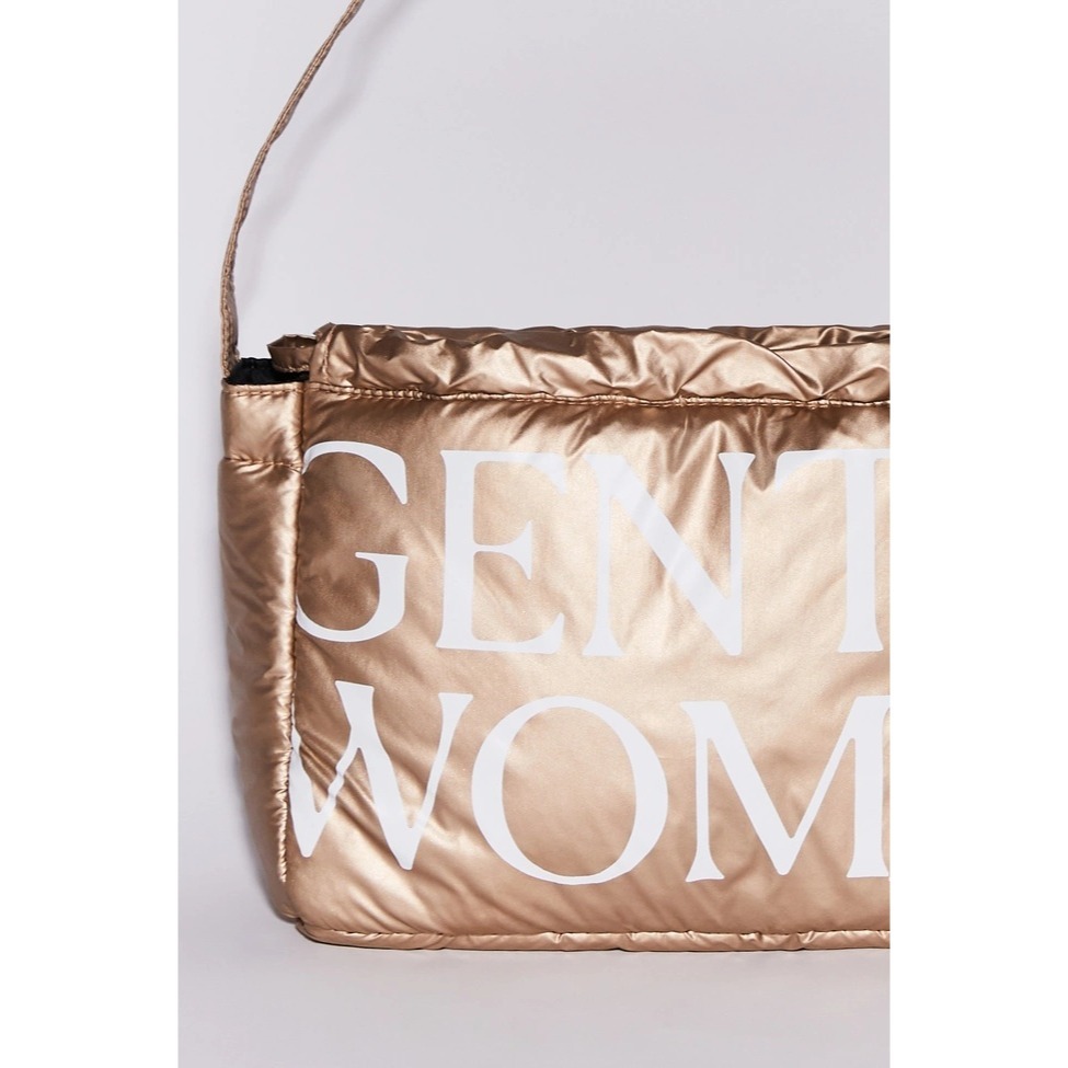 《泰國✈️空運》泰國🇹🇭Gentlewoman 腋下包 水餃包 牛仔包 水餃包 蓬鬆雲朵包/兩用包 香檳金-細節圖4