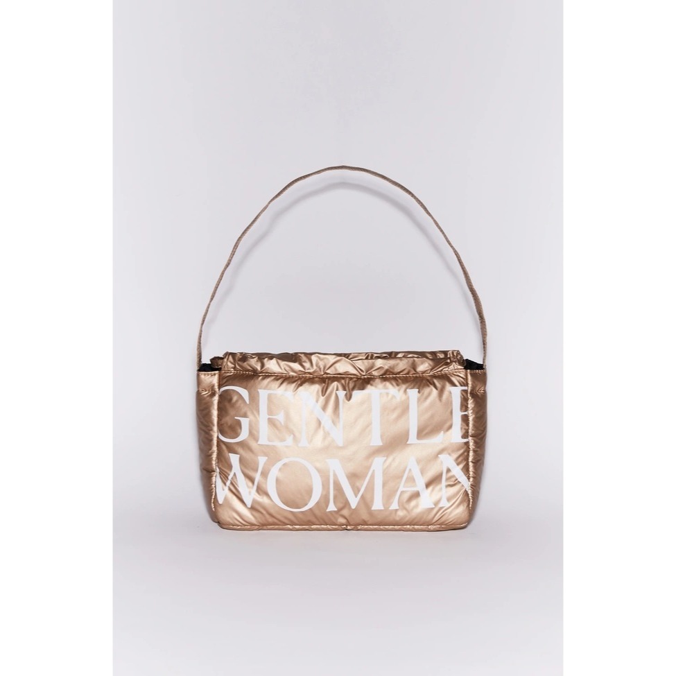 《泰國✈️空運》泰國🇹🇭Gentlewoman 腋下包 水餃包 牛仔包 水餃包 蓬鬆雲朵包/兩用包 香檳金-細節圖5