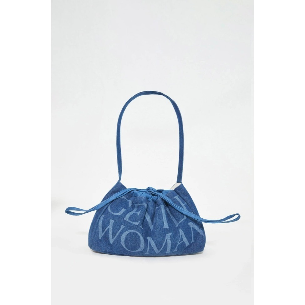 《泰國✈️空運》泰國🇹🇭Gentlewoman 腋下包 水餃包 牛仔包 水餃包 蓬鬆雲朵包/兩用包   牛仔藍-細節圖5