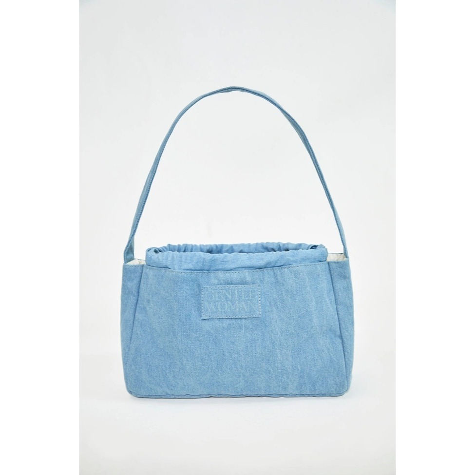 《泰國✈️空運》泰國🇹🇭Gentlewoman 腋下包 水餃包 牛仔包 水餃包 蓬鬆雲朵包/兩用包 牛仔淺藍-細節圖4