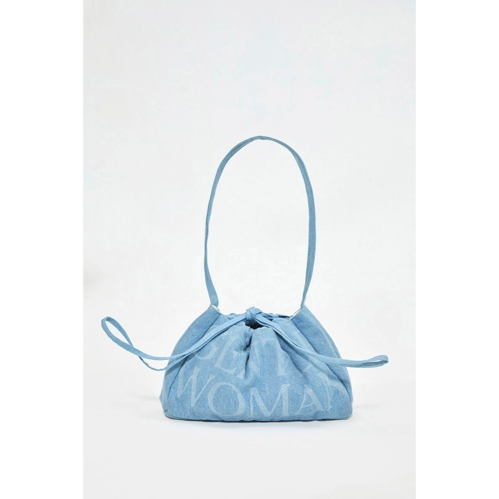 《泰國✈️空運》泰國🇹🇭Gentlewoman 腋下包 水餃包 牛仔包 水餃包 蓬鬆雲朵包/兩用包 牛仔淺藍-細節圖5