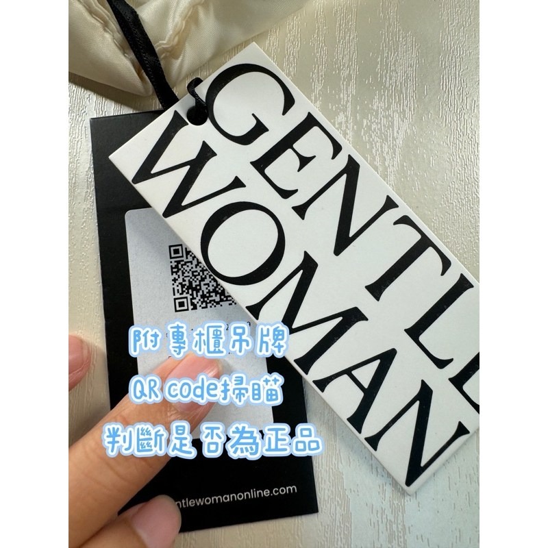 迷你方型托特包 Gentlewoman代購 兩用包小托特包 附背帶可斜背 經典黑色 大字母GW 小包 泰國空運-細節圖6