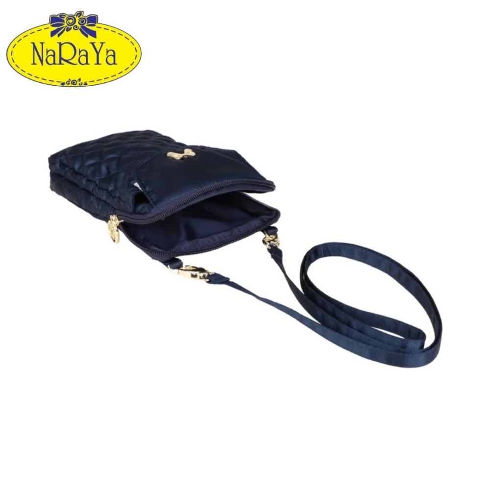 《NaRaYa X 皇搶手》 緞面蝴蝶結斜背包 小方包 手機包 斜肩包 側背包 女生小包 可拆背帶 輕便外出包 氣質包-細節圖7