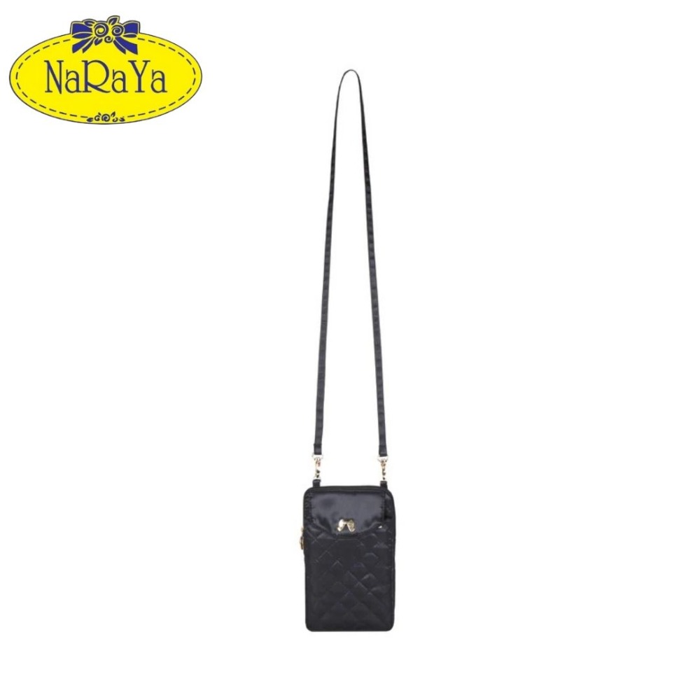 《NaRaYa X 皇搶手》 緞面蝴蝶結斜背包 小方包 手機包 斜肩包 側背包 女生小包 可拆背帶 輕便外出包 氣質包-規格圖8