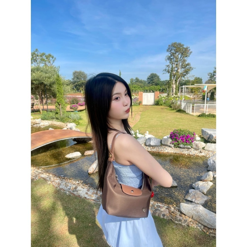 泰國PONY包包 熱銷款 PONY Mo-ya腋下包S款手提 斜背 肩背 小尼龍 Moya掀蓋腋下包-細節圖9