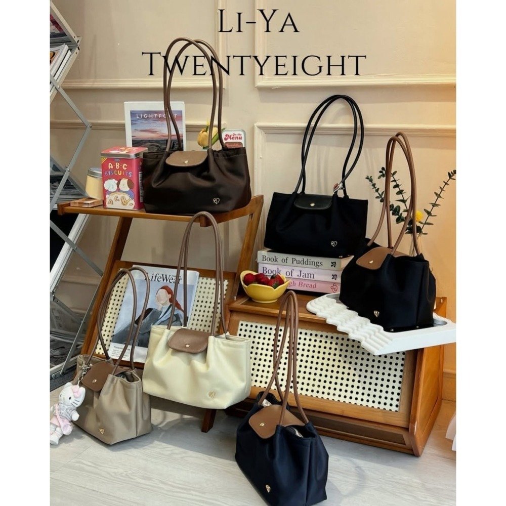 泰國 PONY包 LiYa 掀蓋長柄尼龍包｜美拉德色系｜輕量百搭肩背包 ponypony包-細節圖10