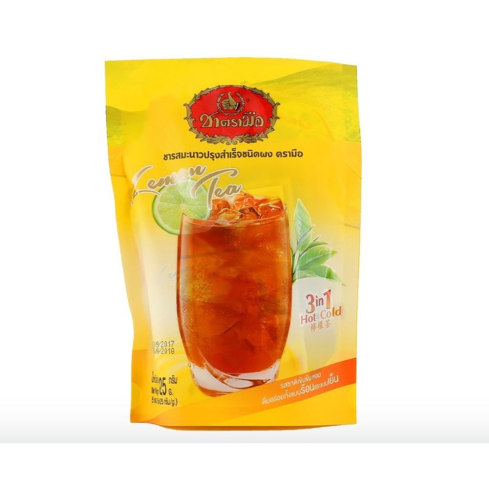 泰國手標牌 三合一泰式奶茶／綠奶茶／檸檬茶 即溶沖泡 泰奶 正宗泰國進口-細節圖6