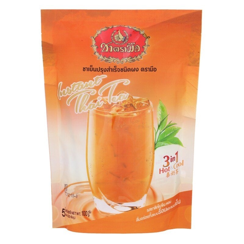 泰國手標牌 三合一泰式奶茶／綠奶茶／檸檬茶 即溶沖泡 泰奶 正宗泰國進口-規格圖7