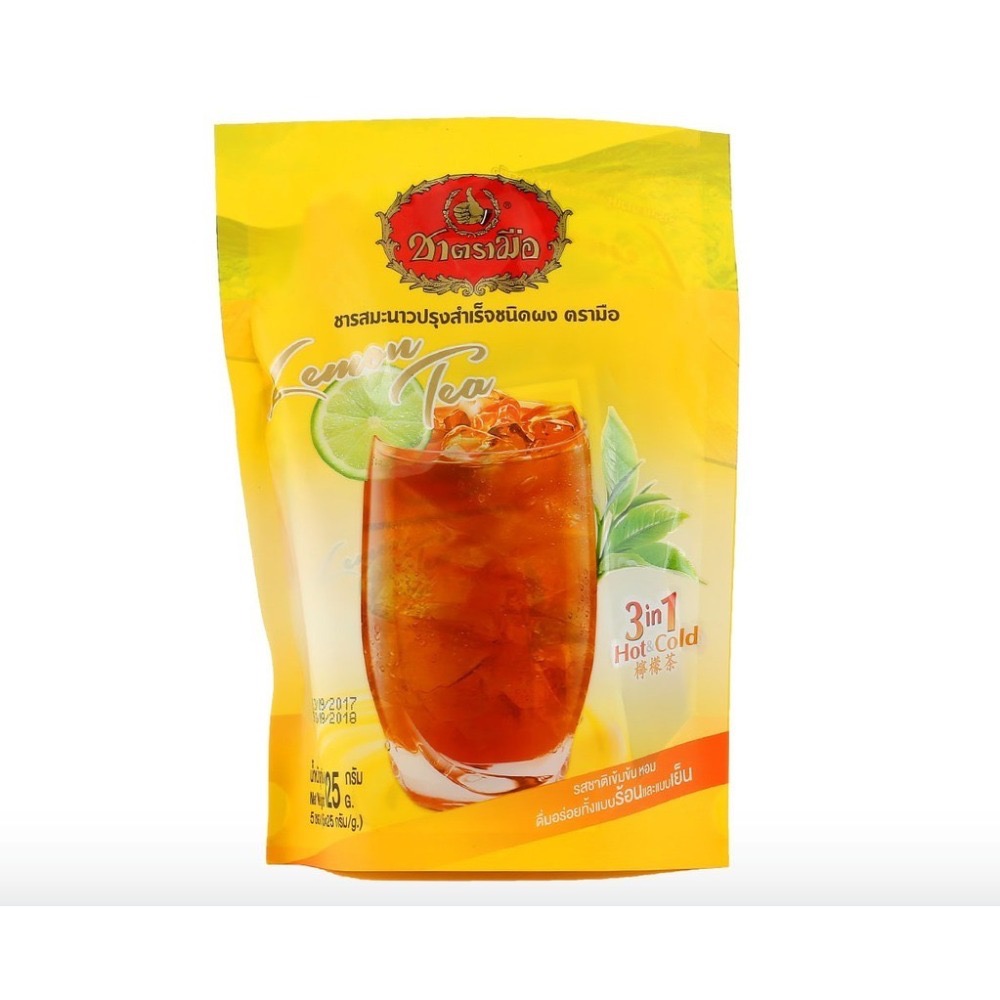 泰國手標牌 三合一泰式奶茶／綠奶茶／檸檬茶 即溶沖泡 泰奶 正宗泰國進口-規格圖7