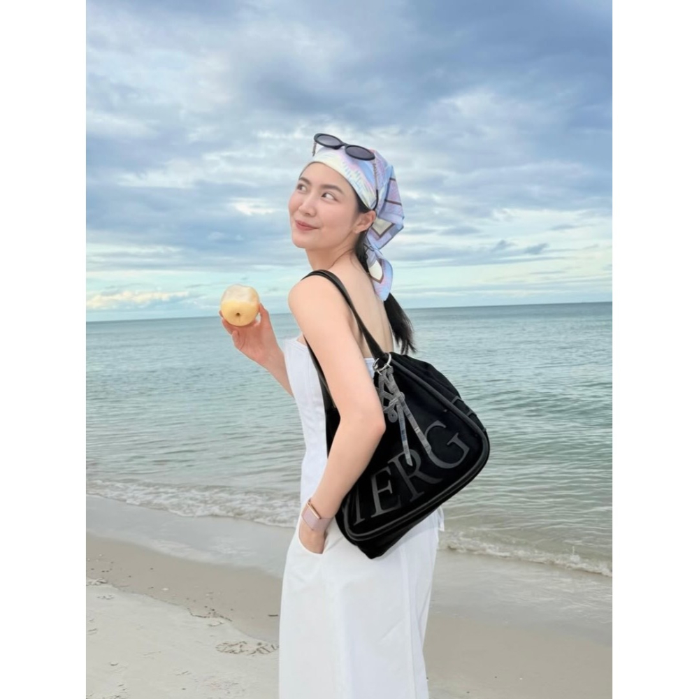 MERGE 官方正品 泰國🇹🇭潮牌 MERGE Merge 麂皮托特包 手提包 背提兩用包-細節圖7