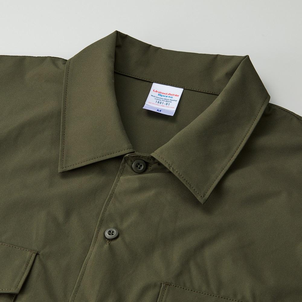 日本】UA】原廠經銷】United Athle 寬鬆落肩襯衫 防撕裂 31801 多功能 短袖襯衫 機能襯衫 落肩襯衫-細節圖4