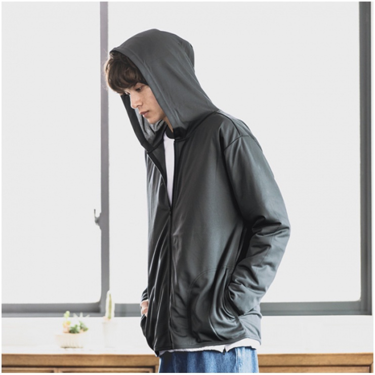 原廠】台灣現貨】日本 glimmer 抗UV機能連帽外套 快乾 涼感 排汗 情侶裝 班服 工作服 團體 社團 輕薄 防曬-細節圖4