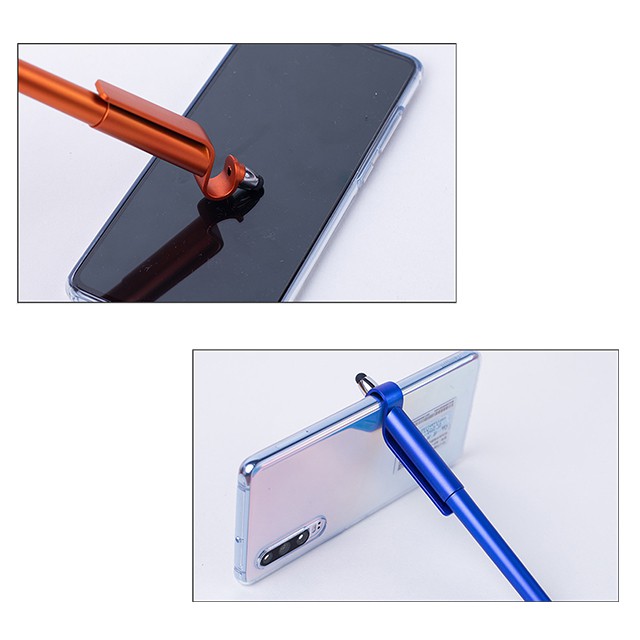 【手機架】【觸控筆】【中性筆】【客製化】C型觸控中性筆 少量客製化 追劇神器 廣告筆 行銷用品 婚禮小物-細節圖4