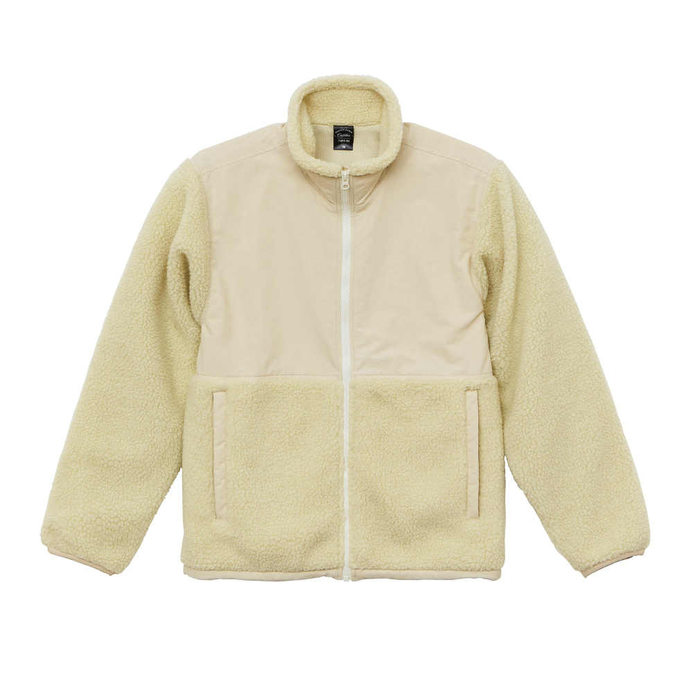 日本】原廠授權立即出貨】UA 7495 United Athle 羔羊毛 立領 毛絨外套 防風外套 休閒外套 復古外套-細節圖9