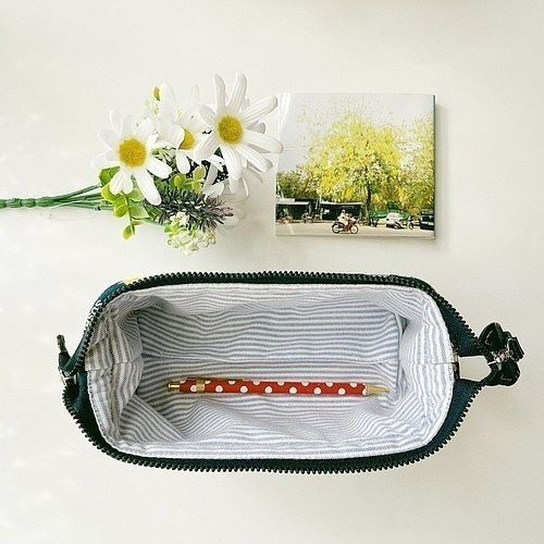 貓壽司收納包/快速出貨/筆袋/化妝包/收納包/日本進口布-細節圖6