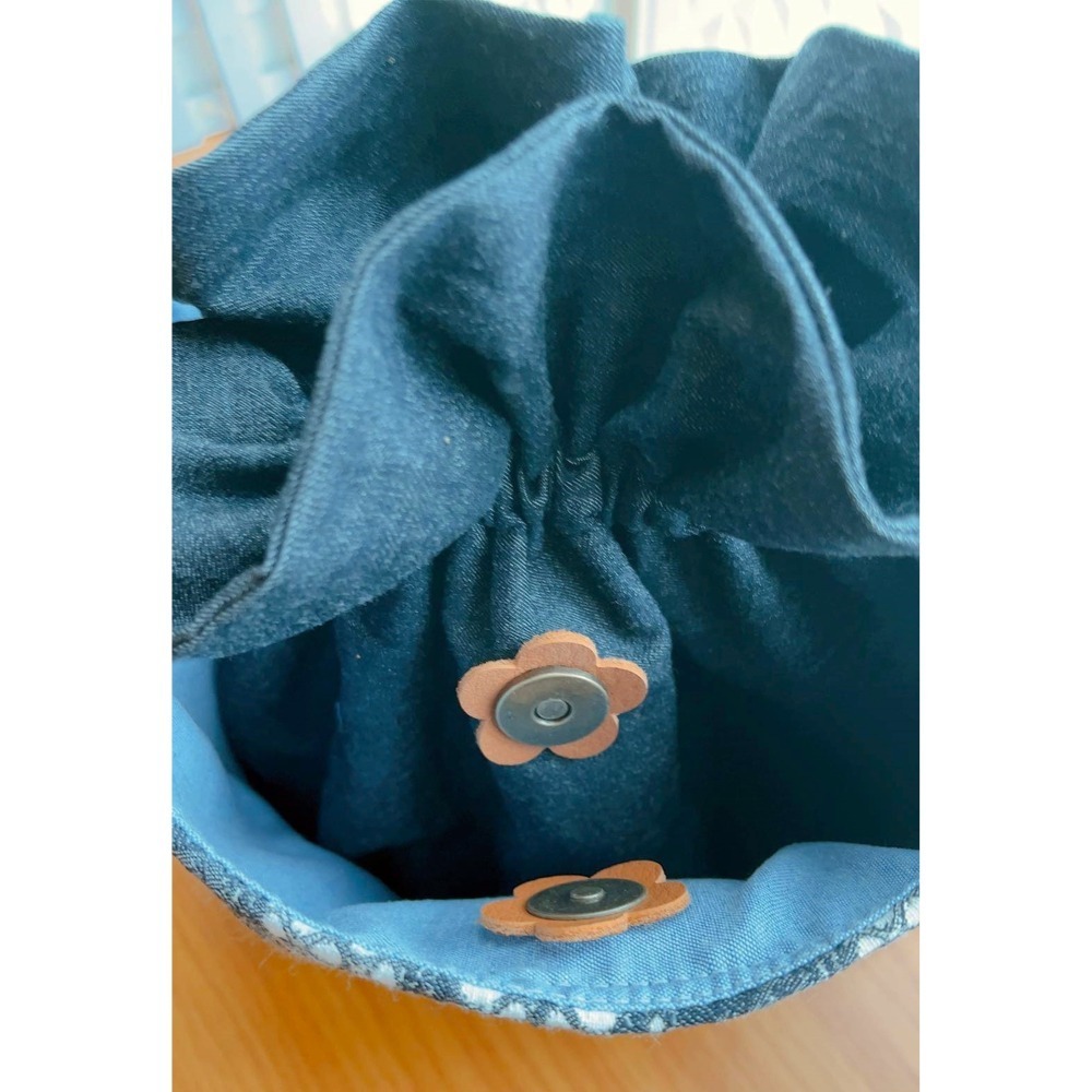 網紅三層束口包/歐洲進口刺繡布-細節圖2