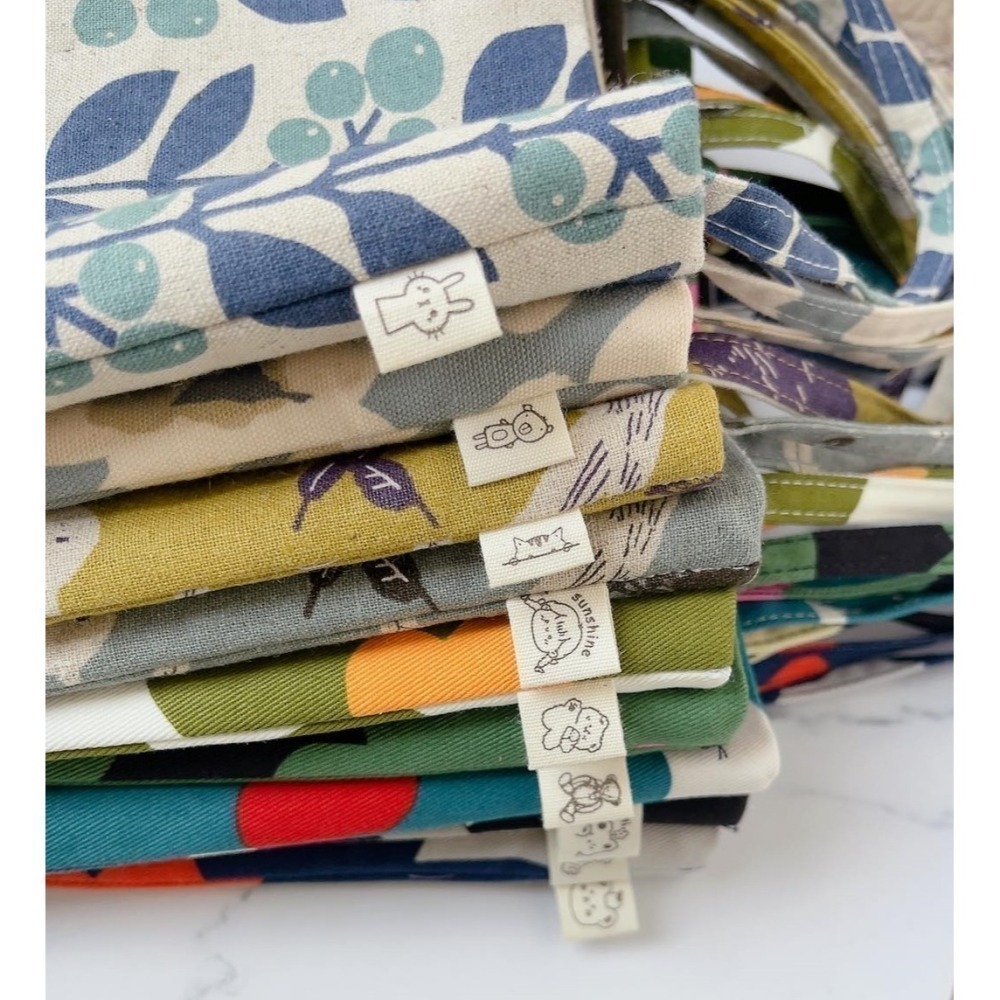 現貨限定/生日禮/日本製布小梯包+同款小零錢包+溫馨小卡片-細節圖4