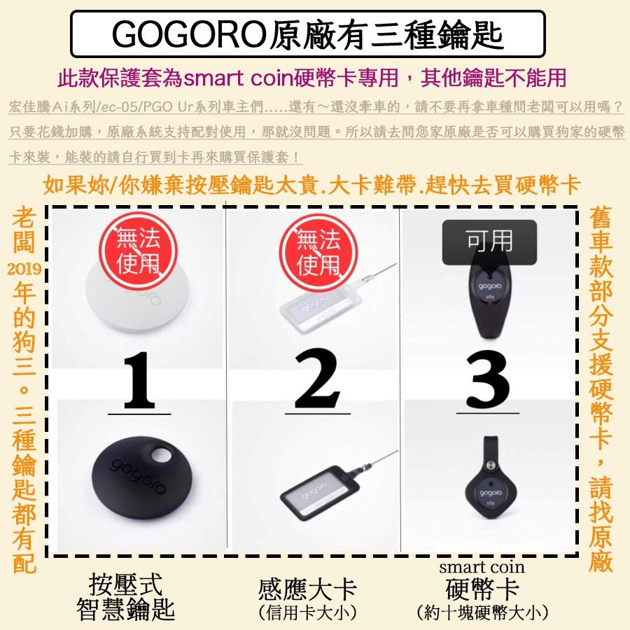 GOMOLA獨家定制gogoro smart coin感應硬幣卡鑰匙保護套組/新型專利設計,可掛脖可掛腰,滑順矽膠材質-細節圖2