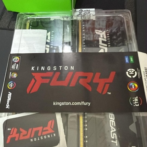 金士頓Kingston FURY Beast RGB DDR4 3200mhz 8gx2 cl16 ram 記憶體-細節圖2