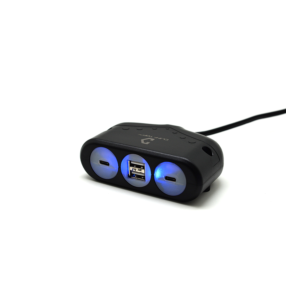 台灣製 Cliff Top 53W USB-C + USB A 車用充電器 雙孔輸出 快充充電器 點菸孔 車充-細節圖5