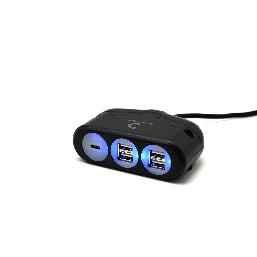 台灣製 Cliff Top 51W USB-C + USB A 車用充電器 雙孔輸出 快充充電器 點菸孔 車充-細節圖5