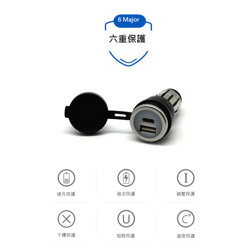 台灣製 Cliff Top 36W PD Type-C + QC 3.0 車充 車用快充 車用充電 車用閃充 快速-細節圖3